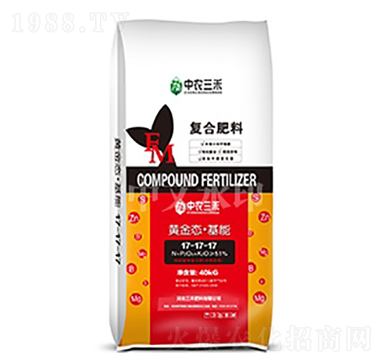 黃金態(tài)·基能復(fù)合肥料17-17-17-中農(nóng)三禾
