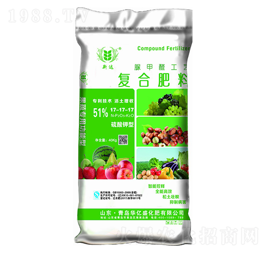 硫酸鉀復合肥料17-17-17-華億盛