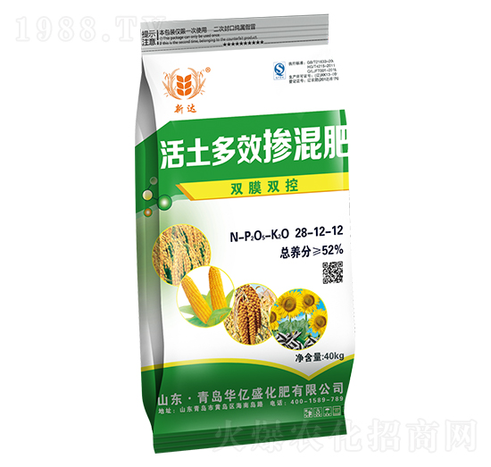 活土多效摻混肥28-12-12-新達(dá)-華億盛