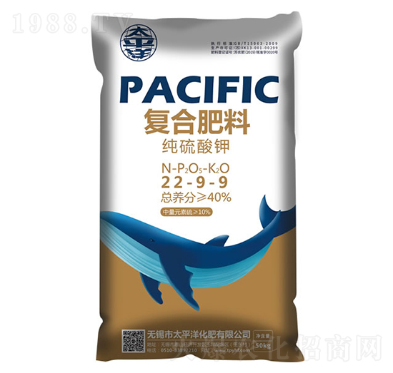 純硫酸鉀復(fù)合肥料22-9-9-太平洋化肥