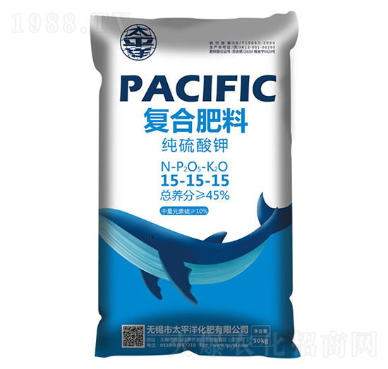 純硫酸鉀復(fù)合肥料15-15-15-太平洋化肥