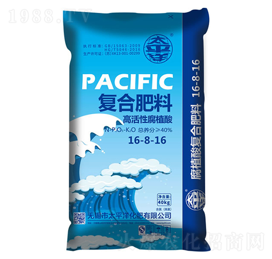 高活性腐植酸復(fù)合肥料16-8-16-太平洋化肥