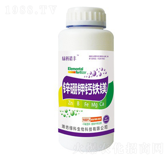 鋅硼鉀鈣鐵鎂-綠科諾豐-綠科生物