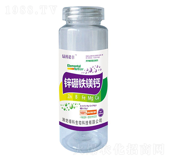 200ml鋅硼鐵鎂鈣-綠科諾豐-綠科生物