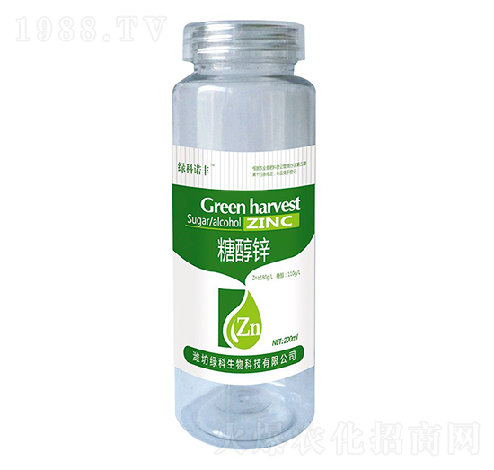 200ml糖醇鋅-綠科諾豐-綠科生物