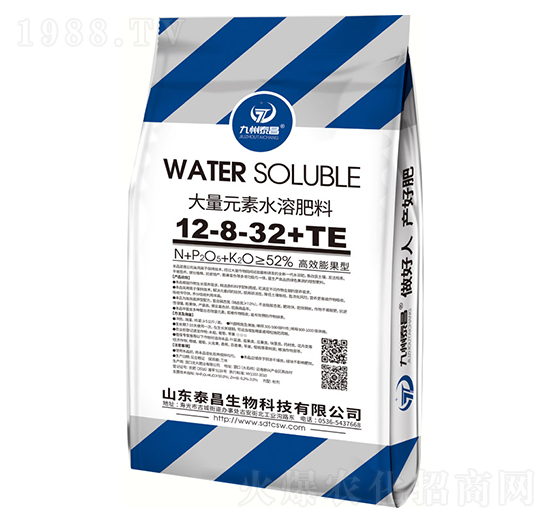 大量元素水溶肥12-8-32+TE-泰昌生物