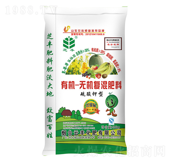 有機(jī)無機(jī)復(fù)混肥料14-14-10-芝豐-云豐化肥