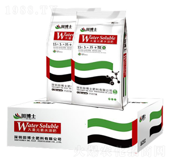 大量元素水溶肥料15-5-35+TE-田博士