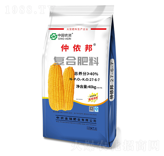 40kg復(fù)合肥料27-6-7-仲儂邦-中農(nóng)金瑞