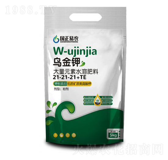 大量元素水溶肥21-21-21+TE-烏金鉀-國(guó)正易農(nóng)