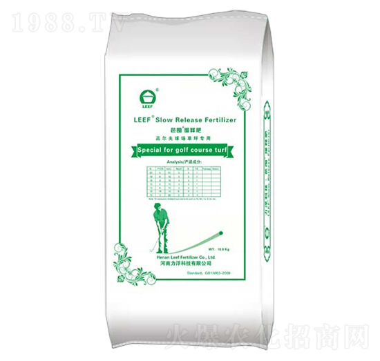 高爾夫球場(chǎng)草坪專用緩釋肥10-5-20-芭囤-力浮科技