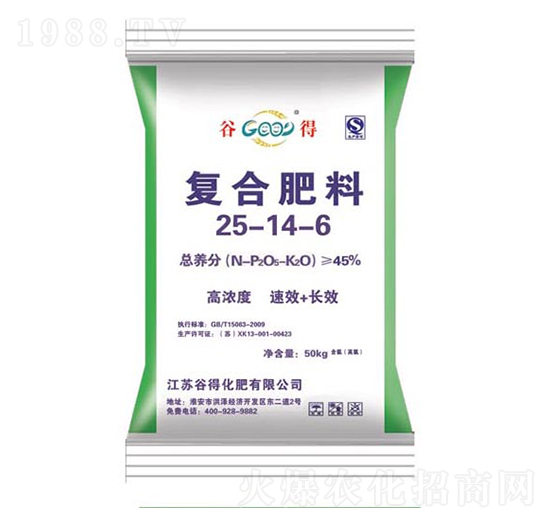 復(fù)合肥料25-14-6-谷得