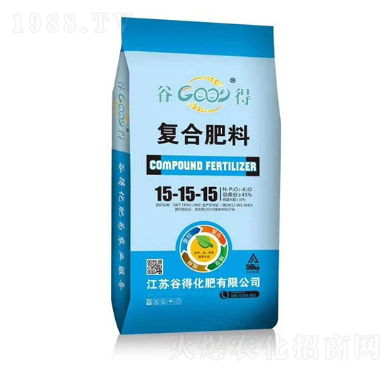 復合肥料15-15-15（藍袋）-谷得