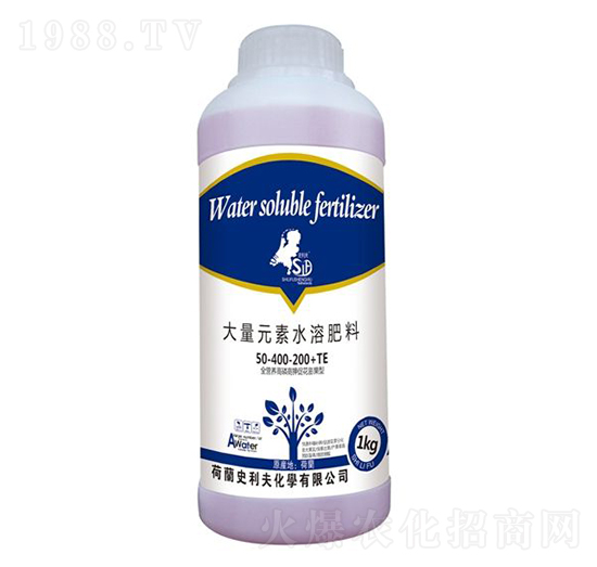 大量元素水溶肥料50-400-200+TE-荷牛-史利夫