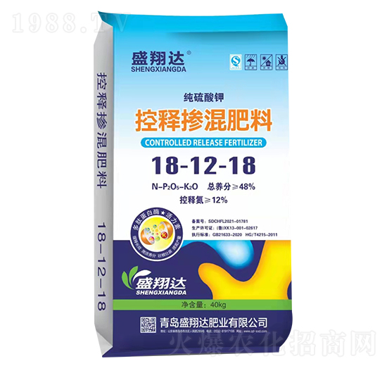 控釋摻混肥料18-12-18-盛翔達