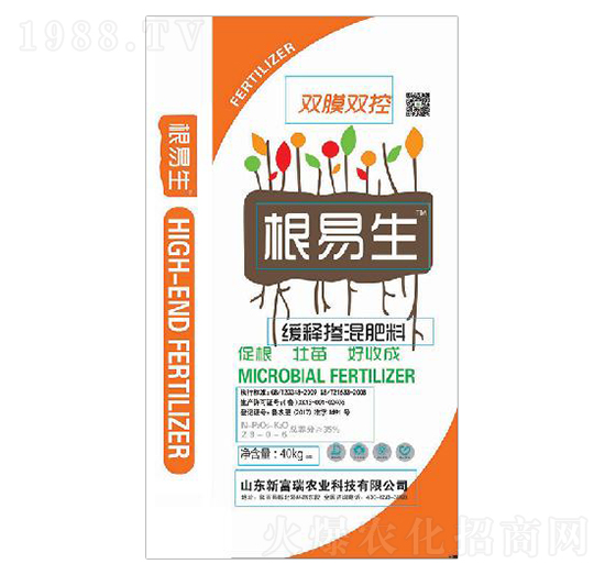 緩釋摻混肥料29-0-6-根易生-新富瑞