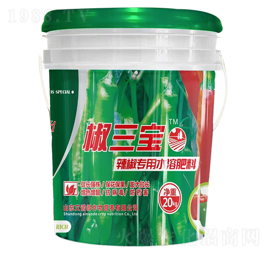 辣椒專(zhuān)用水溶肥料-椒三寶-艾諾得