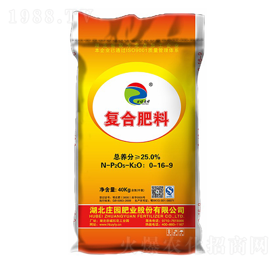 25%復(fù)合肥料0-16-9-谷保莊園