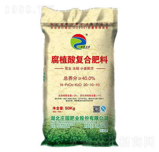 40%花生專用腐植酸復(fù)合肥料20-10-10-谷保莊園