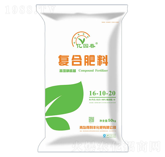 高塔硝硫基復合肥料16-10-20-億園春-得利豐
