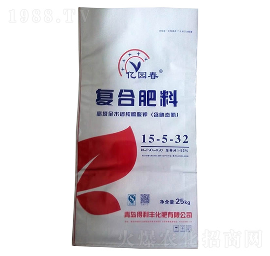 高塔全水溶純硫酸鉀復(fù)合肥料15-5-32-億園春-得利豐