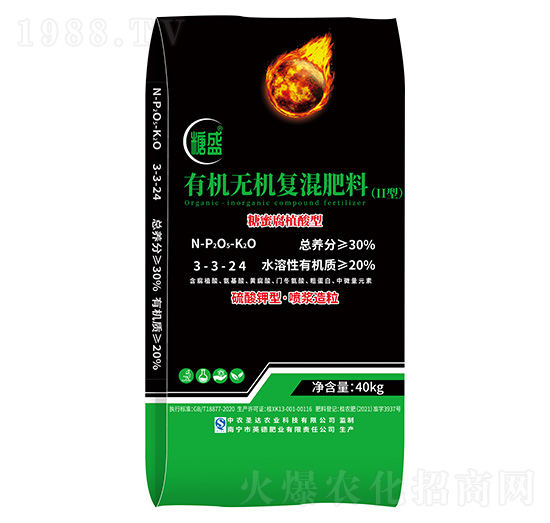 硫酸鉀型有機(jī)無機(jī)復(fù)混肥料3-3-24-糖盛-和齊成農(nóng)業(yè)