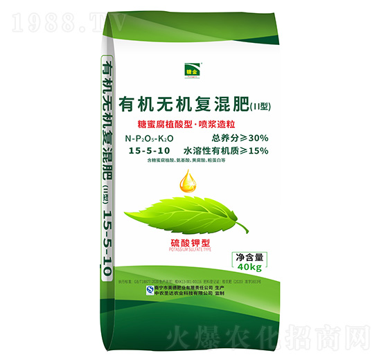 硫酸鉀型有機(jī)無(wú)機(jī)復(fù)混肥15-5-10-糖蜜豐-和齊成農(nóng)業(yè)