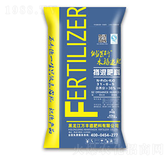 水稻追肥摻混肥料31-0-5-萬豐德