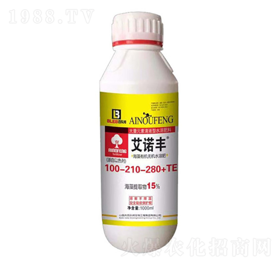 海藻有機(jī)無(wú)機(jī)水溶肥100-210-280+TE-艾諾豐-百樂(lè)邦