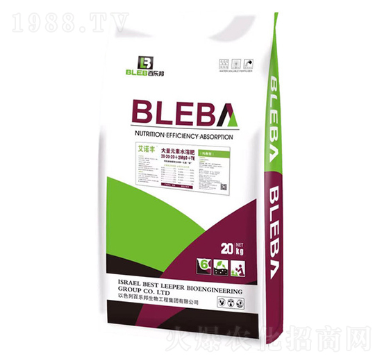 均衡型大量元素水溶肥20-20-20+2MgO+TE-艾諾豐-百樂(lè)邦