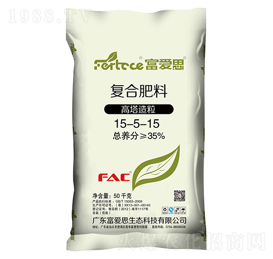 高塔造粒復(fù)合肥料15-5-15-富愛思