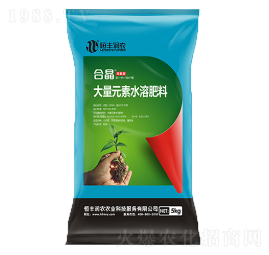 高氮型大量元素水溶肥31-11-10+TE-恒豐潤農(nóng)