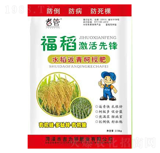 水稻返青柯杈肥-福稻激活先鋒-吉力特肥業(yè)