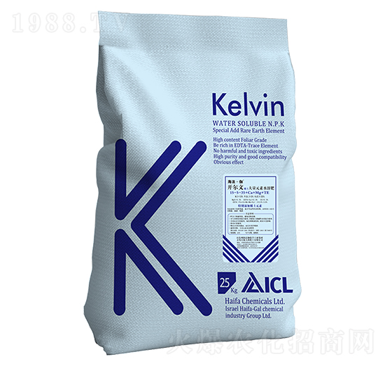 開(kāi)爾文稀土大量元素水溶肥15-5-35+Ca+Mg+TE-海法·伽