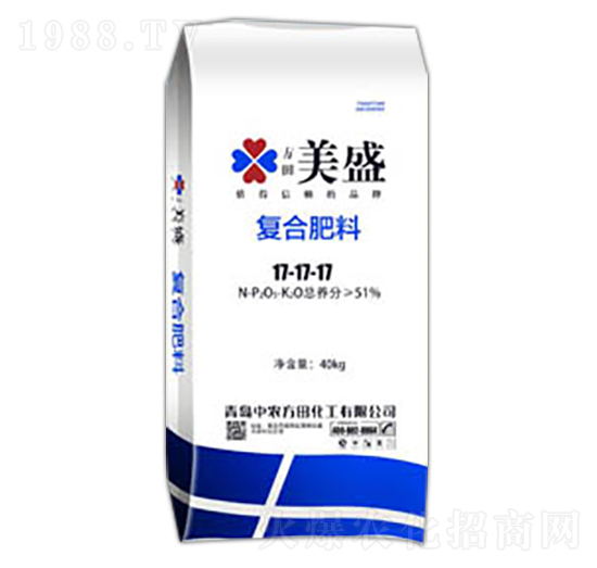 復(fù)合肥料17-17-17-美盛-中農(nóng)方田