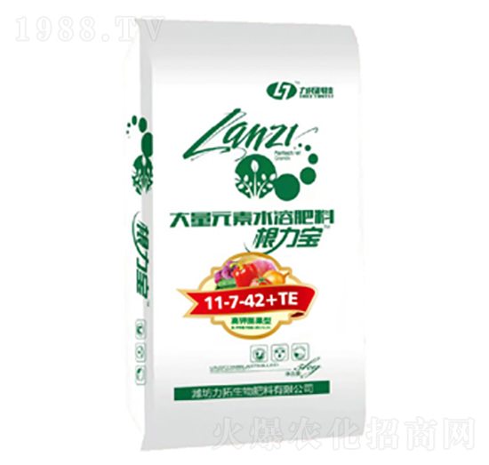 大量元素水溶肥11-7-42+TE-根力寶-力拓生物