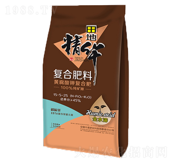 黃腐酸鉀復(fù)合肥15-5-25-中盛肥業(yè)