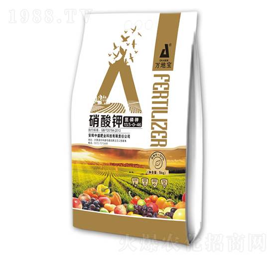 硝酸鉀水溶肥13.5-0-46（5kg）-中盛肥業(yè)