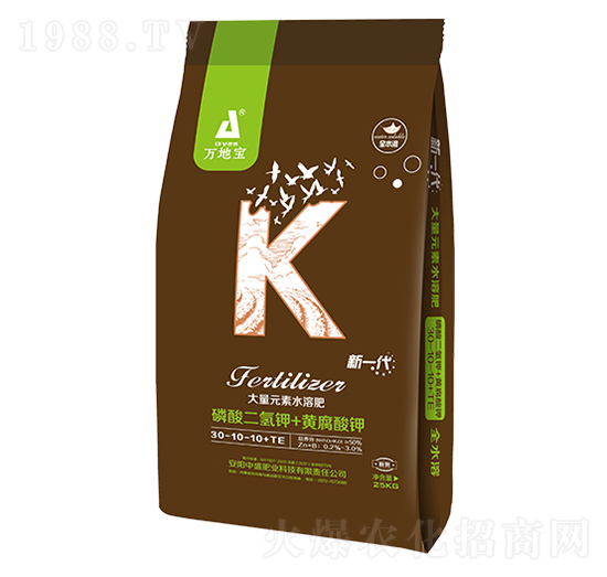 大量元素水溶肥30-10-10+TE-萬地寶-中盛肥業(yè)