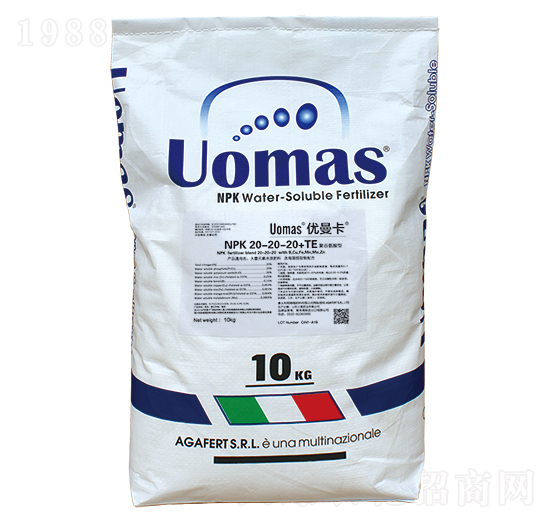 大量元素水溶肥料20-20-20+TE-優(yōu)曼卡