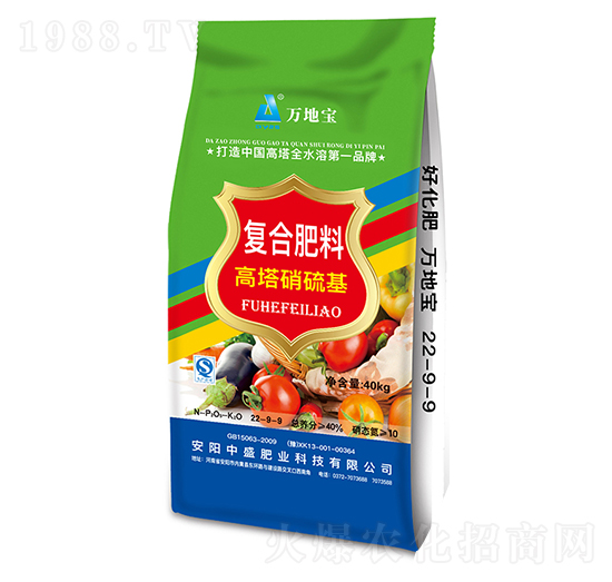 高塔硝硫基復合肥22-9-9-中盛肥業(yè)