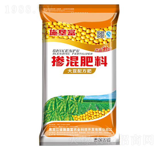 大豆配方摻混肥料-施墾富-中農(nóng)圣豐