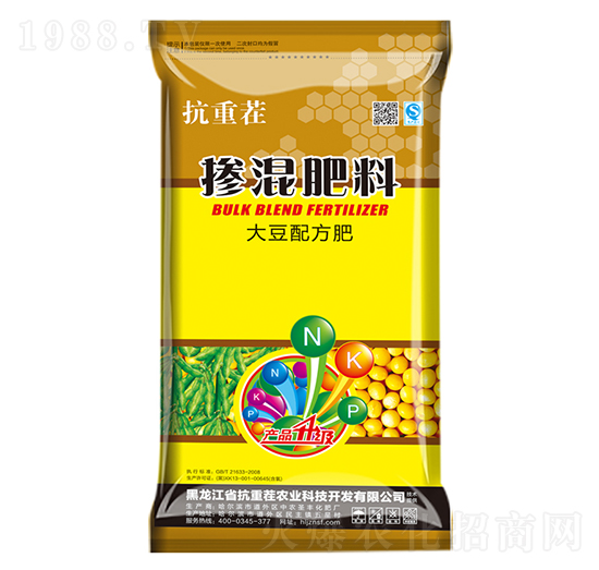 大豆配方摻混肥料-抗重茬-中農(nóng)圣豐