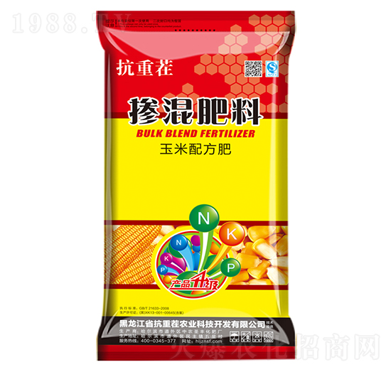 玉米配方摻混肥料-抗重茬-中農(nóng)圣豐