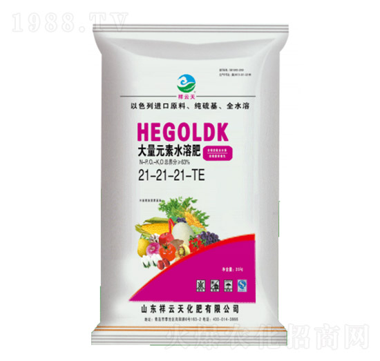 大量元素水溶肥21-21-21-TE-祥云天