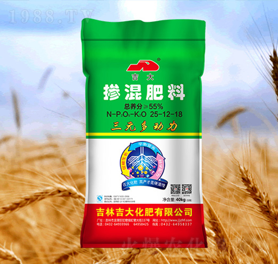 摻混肥料25-12-18-三元多動力-吉大