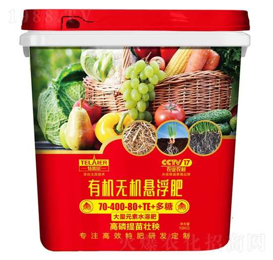 有機(jī)無(wú)機(jī)懸浮肥70-400-80+TE-特萊爾