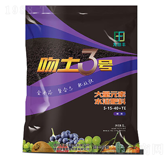 大量元素水溶肥5-15-40+TE-吻土3號-龍?zhí)镓S