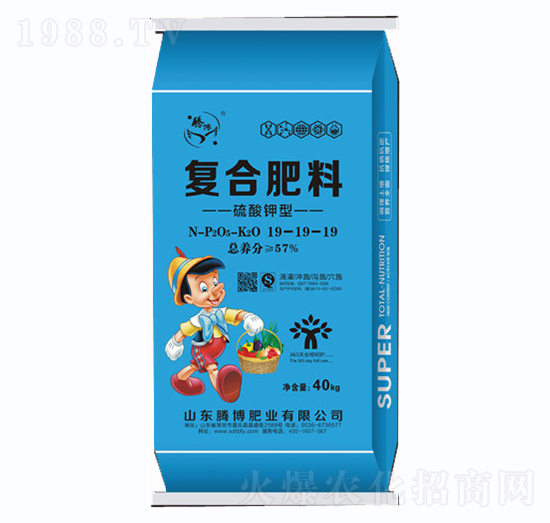 硫酸鉀型復(fù)合肥料19-19-19-騰博肥業(yè)