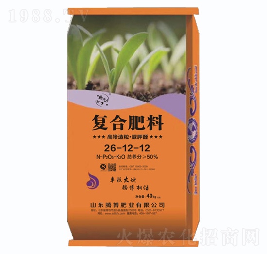 高塔造粒復(fù)合肥料26-12-12-騰博肥業(yè)